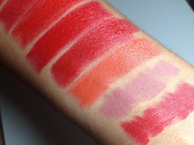 Milani Color Statement Lipstick Oranges & Reds Swatches (9)