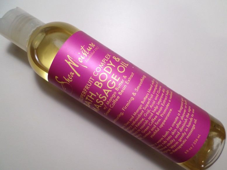 SheaMoisture Superfruit Complex Bath, Body & Massage Oil Pictures and Review