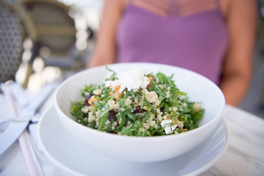 Kale and quinoa salad