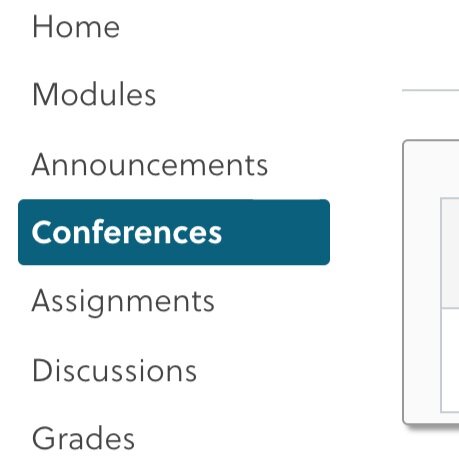 Join a Canvas Conference (From a Student's View) — Academic ...