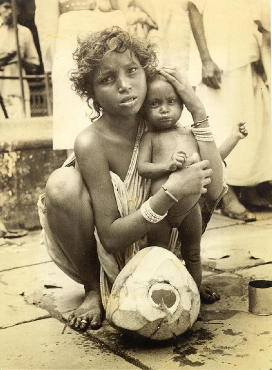 Child Bride Streets of Calcutta by Brajeshwar