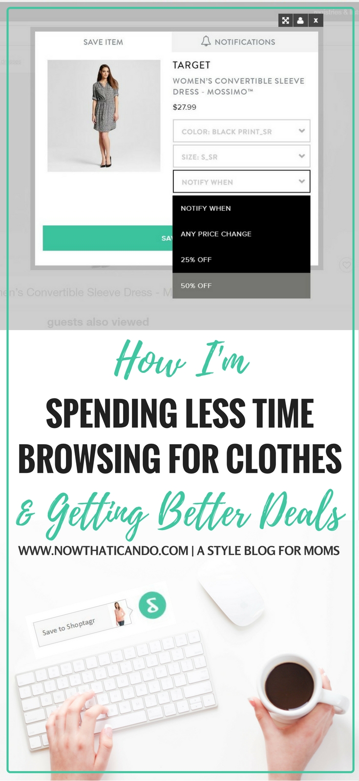 How to never pay full price for clothes you need! Shoptagr is such an awesome tool! I wish I knew about it sooner. Click through to learn more about it!