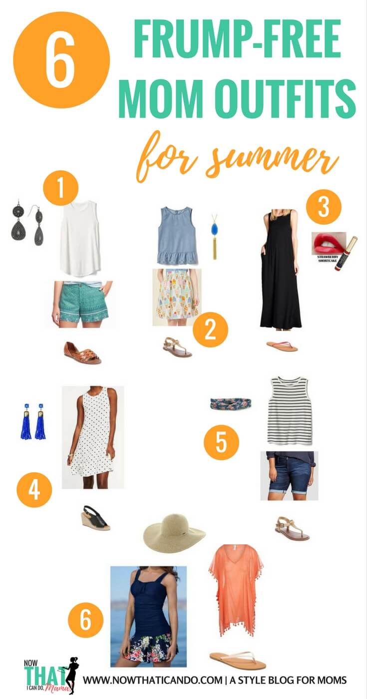 Stylish, trendy, and easy mom outfit ideas for what to wear in the hottest part of summer. Frump free clothes to look chic, comfortable and stay cool! Modest, affordable and fashionable!