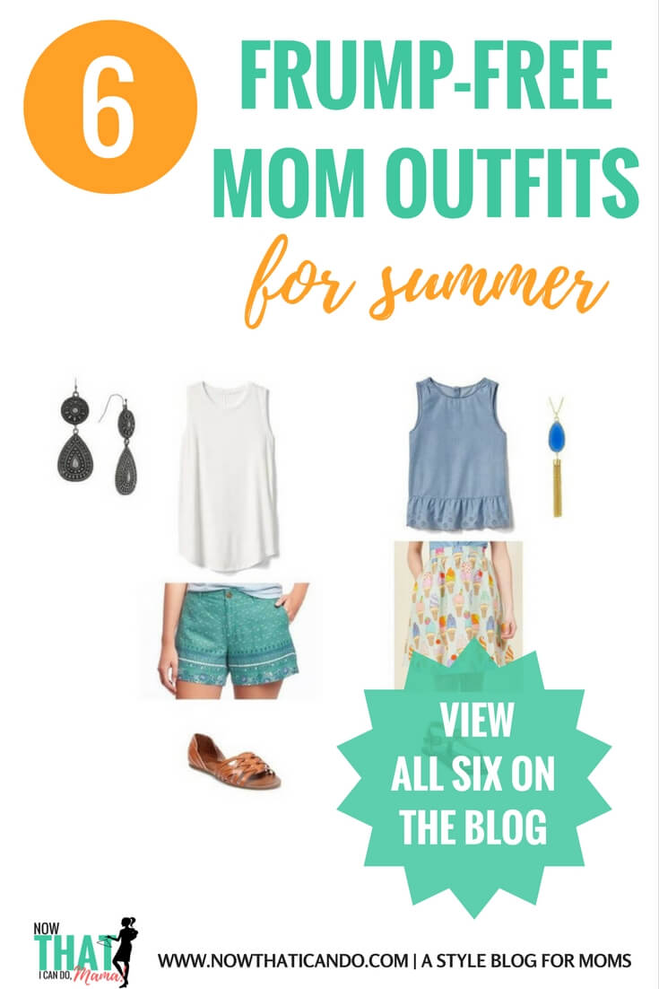 Stylish, trendy, and easy mom outfit ideas for what to wear in the hottest part of summer. Frump free clothes to look chic, comfortable and stay cool! Modest, affordable and fashionable!