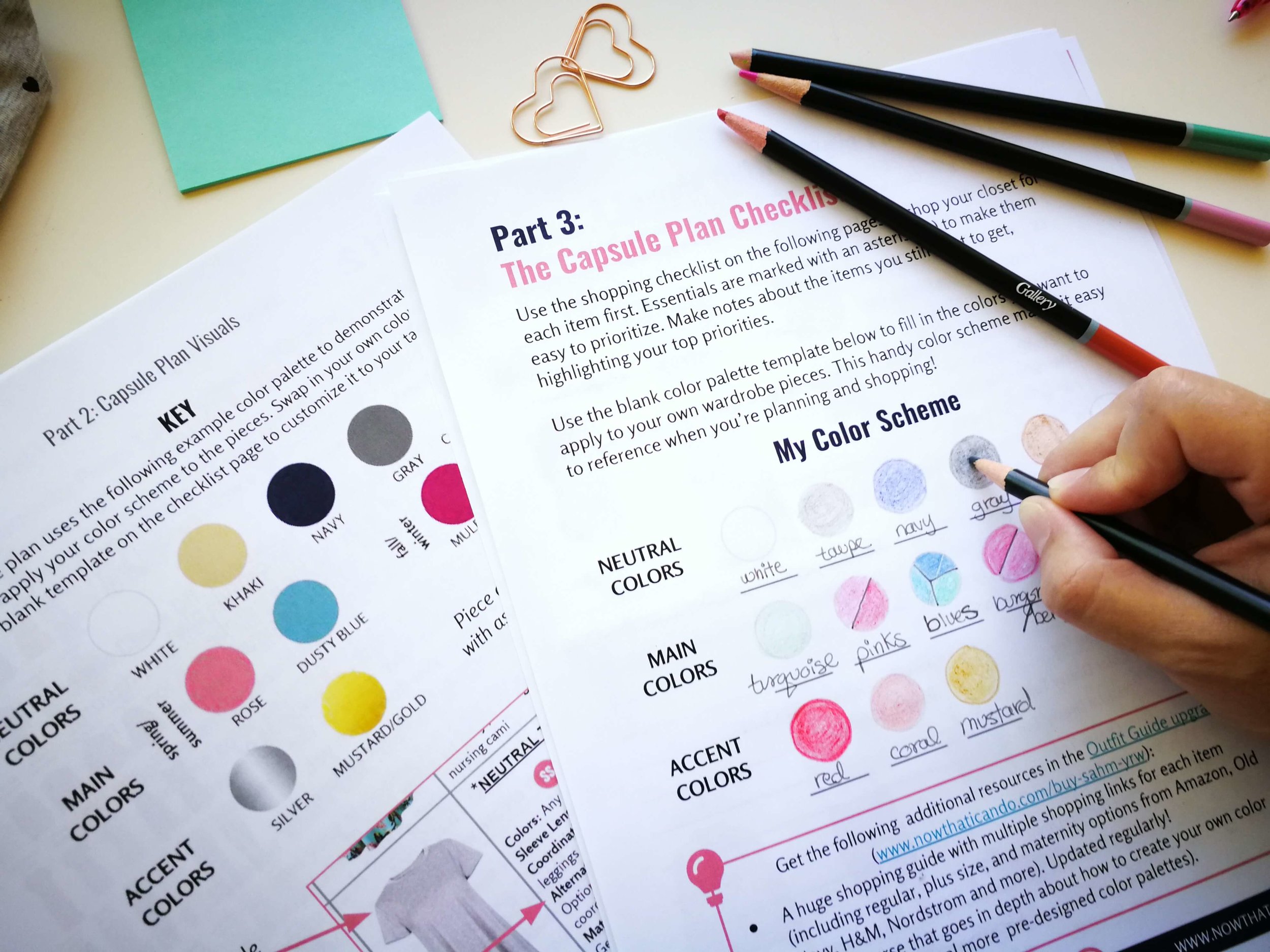  A Benefit of knowing your best colors? You can more easily plan a custom wardrobe color palette that will bring out the best based on your skin undertone, eyes and hair. Download the SAHM capsule plan printable shown above right here ! 