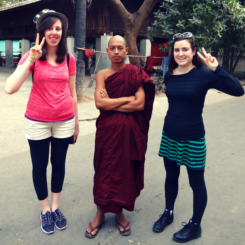 This monk gave us a tour of his monastery.