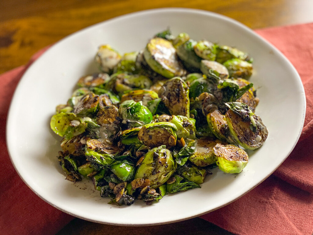Ottolenghi's Brussels Sprouts with Browned Butter and Black Garlic — Cooks  Without Borders