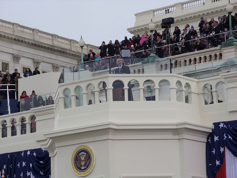 Obama speaks at his inauguration, 2013