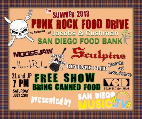 Summer 2013 Punk Rock Food Drive