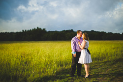 Engagement in an open field