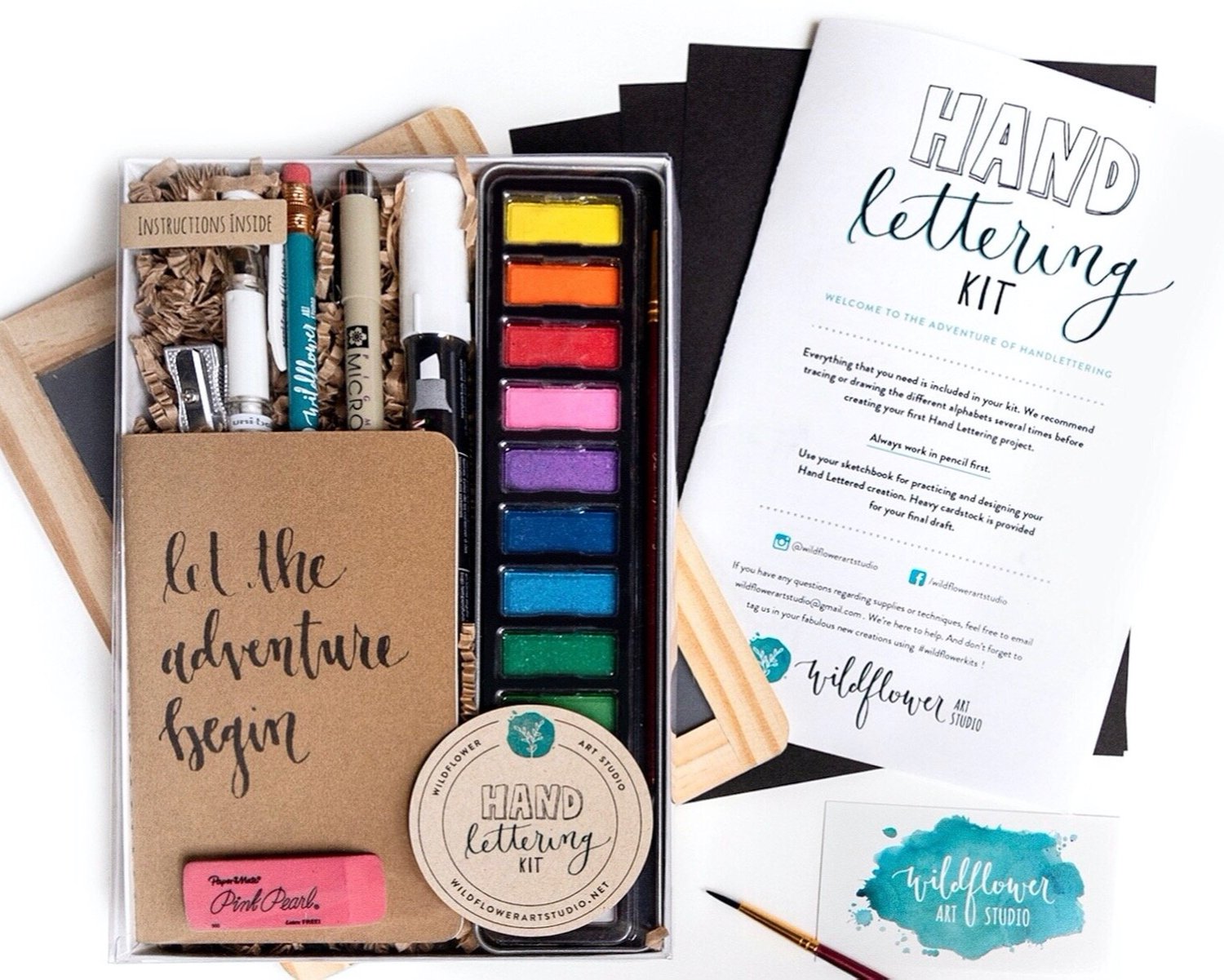 Beginner’s Brush Lettering Kit | Lettering Kit | Calligraphy Kit |  Lettering Gift Set | Hand Lettering Kit