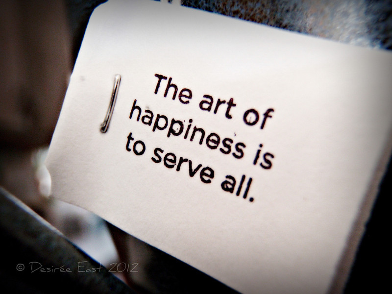 the art of happiness in 2012. photo by desiree east