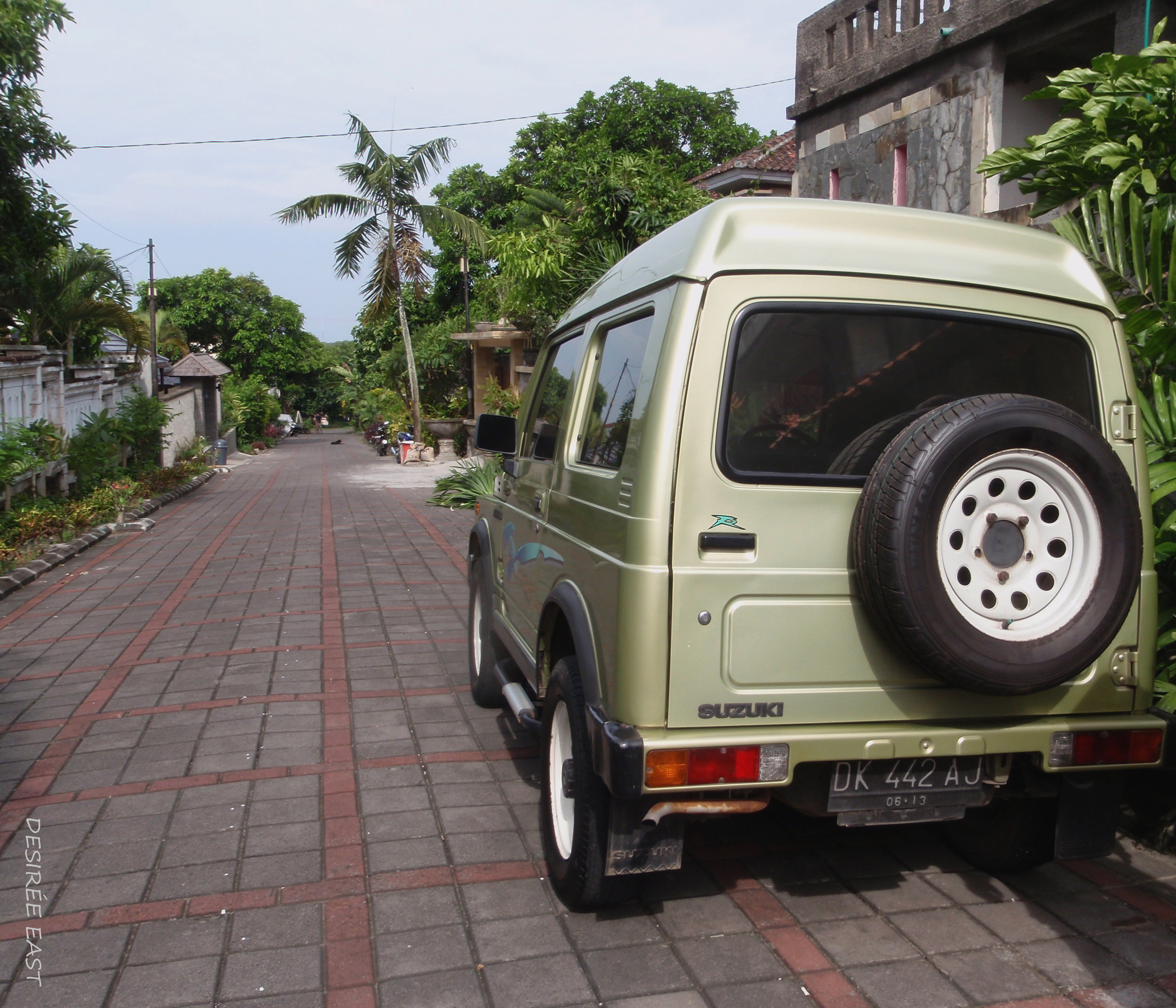 parking at andree homestay. bali, indonesia. photo by desiree east