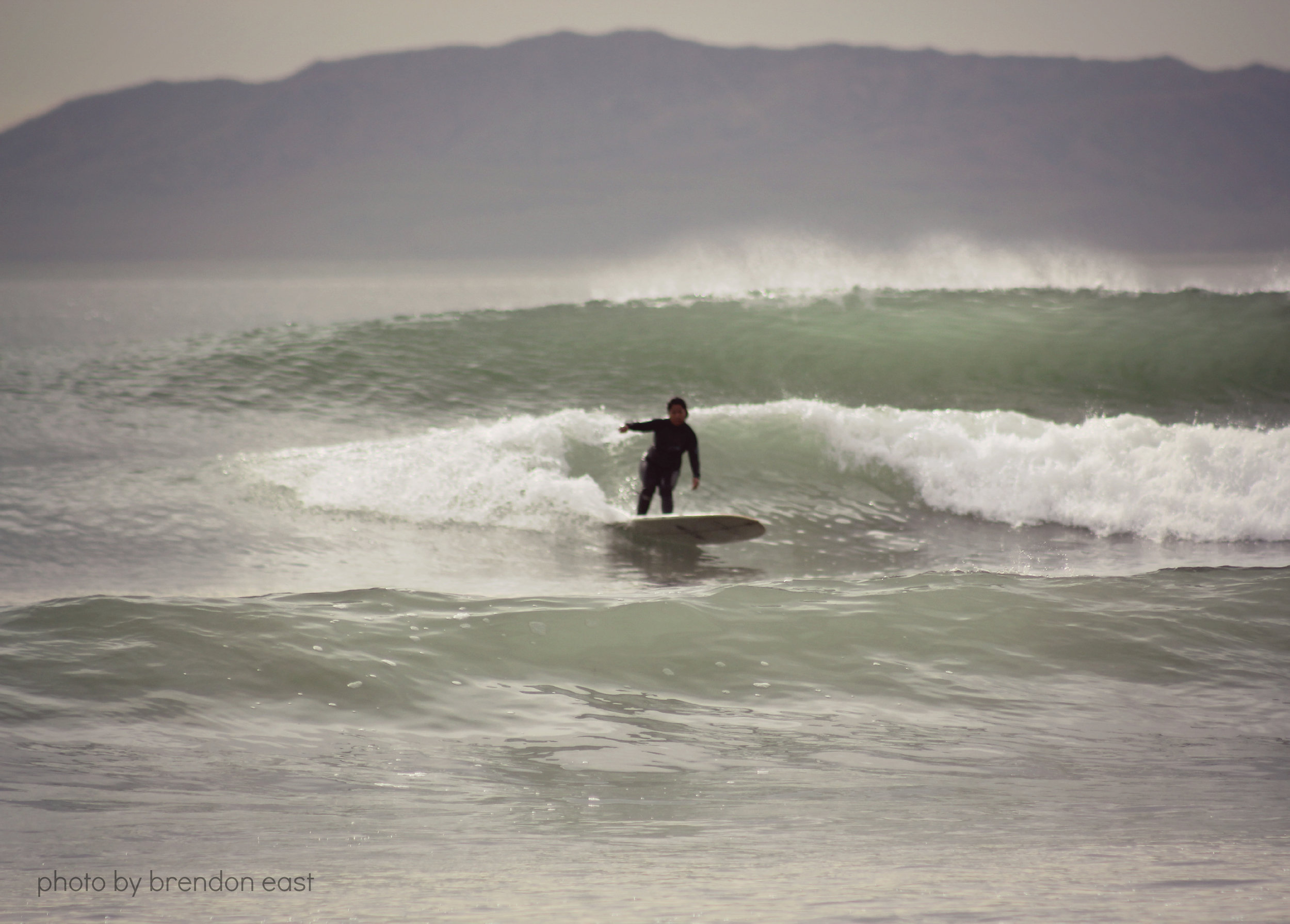 epic glassy day. desiree east. ventura, california. photo by brendon east