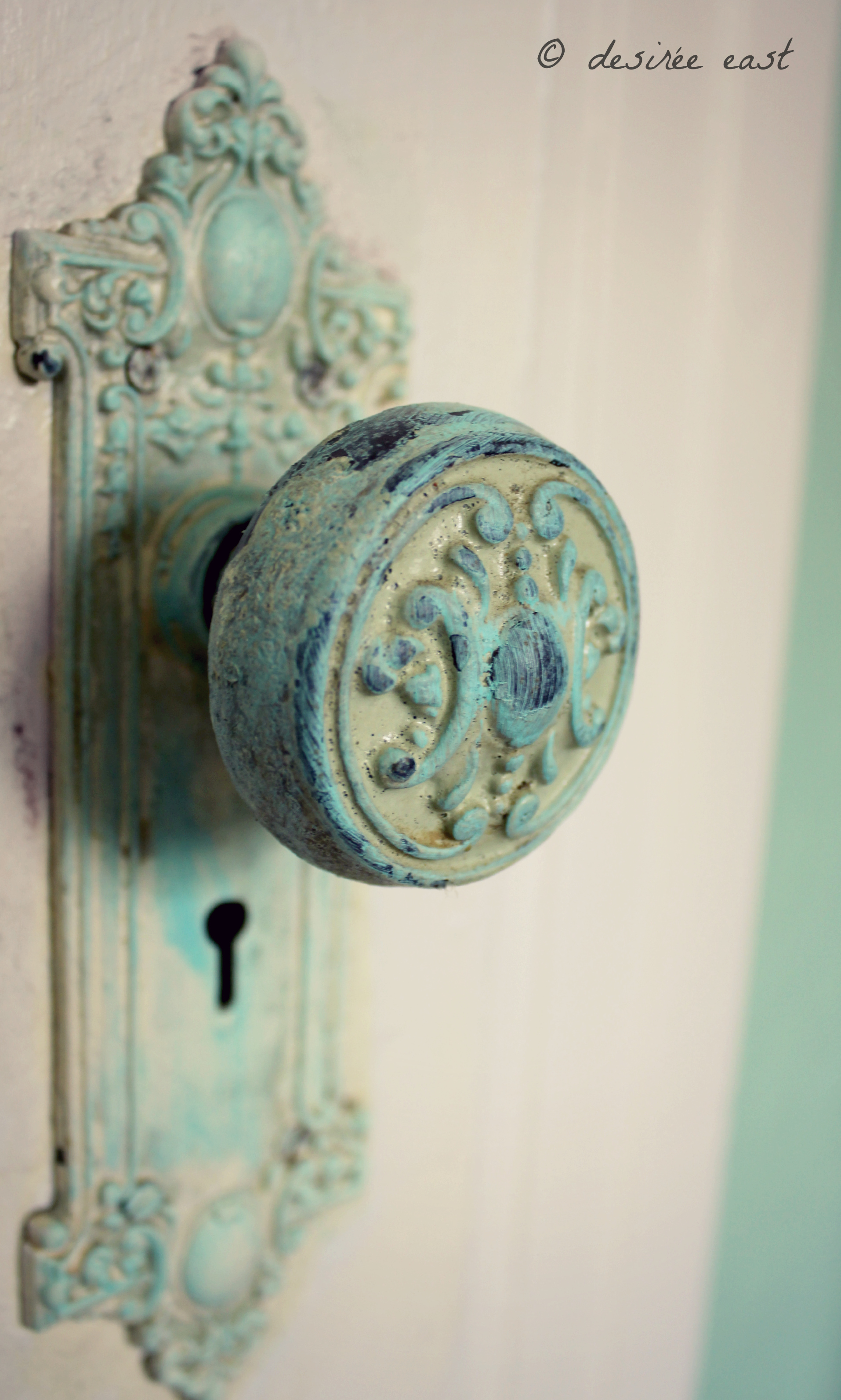 i heart this antique door knob. ventura, california. photo by desiree east