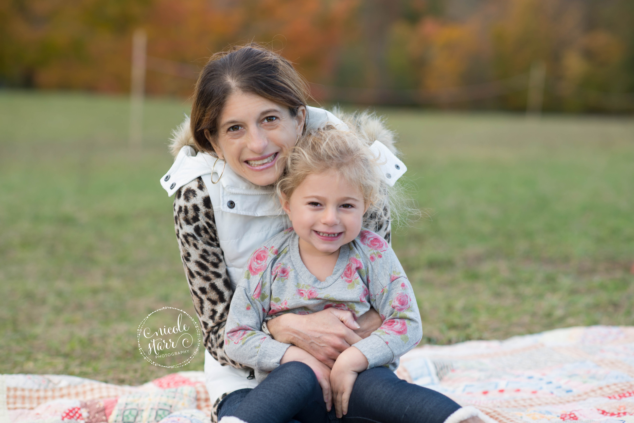 mom and daughter fall photos