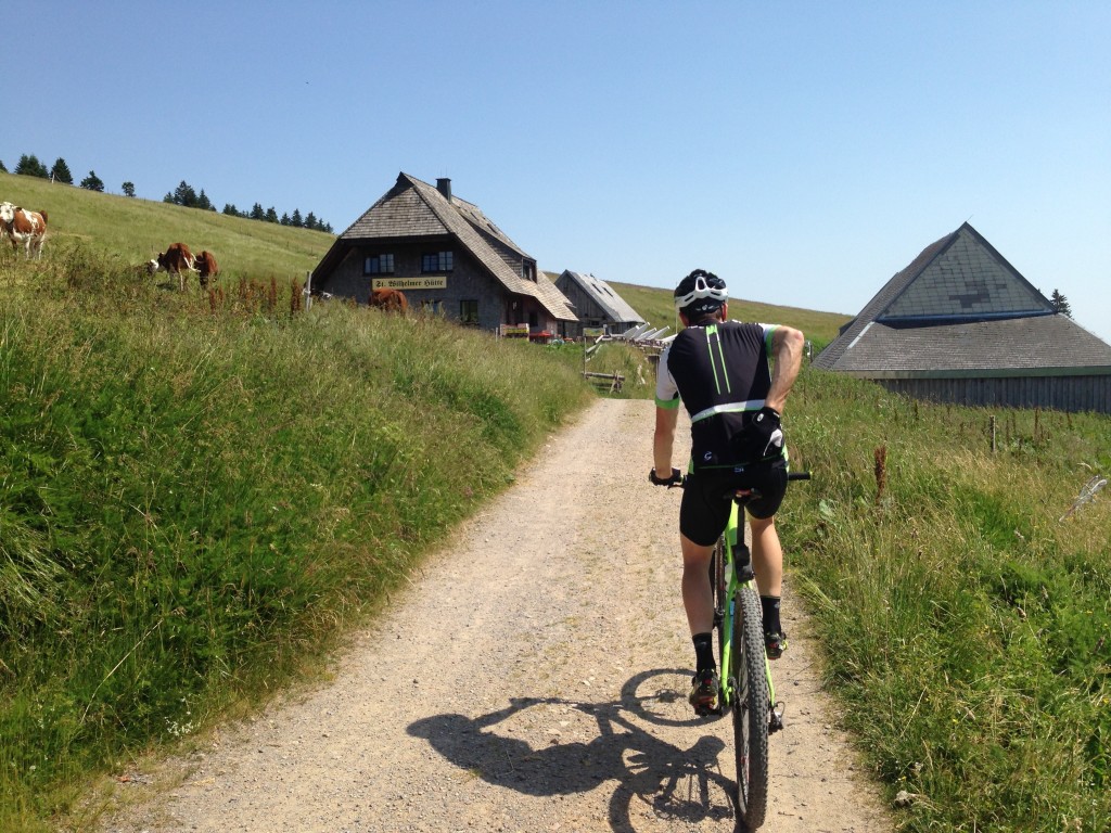 The trip to Europe was mainly spent riding around Jon's home in Freiburg, Germany. Here we were climbing up to the highest point around on gravel roads. We rode mountain bikes that day to prepare for a marathon mtb race in Austria that following weekend.