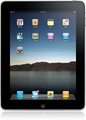 Home Screen of the Apple iPad
