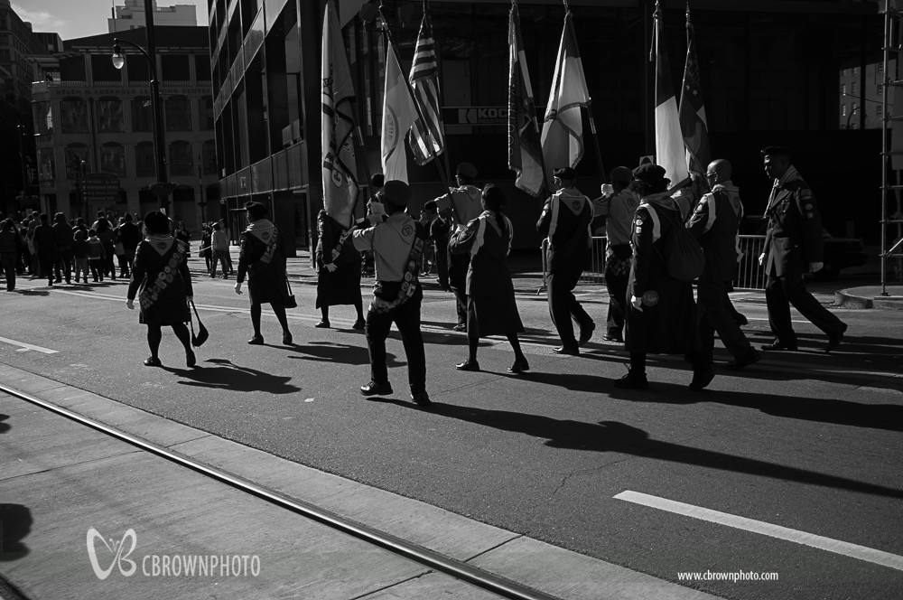 Martin Luther King Day March in downtown Atlanta