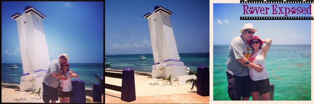 the famous lighthouse and pier of Puerto Morelos
