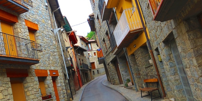 A typical street (Vilallonga de Ter)