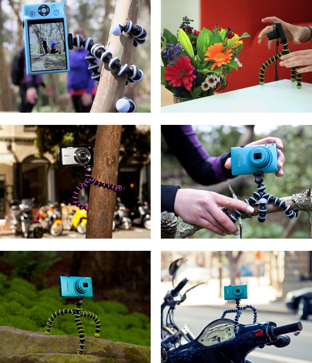 The great many uses of the Joby Gorillapod (images from Joby)