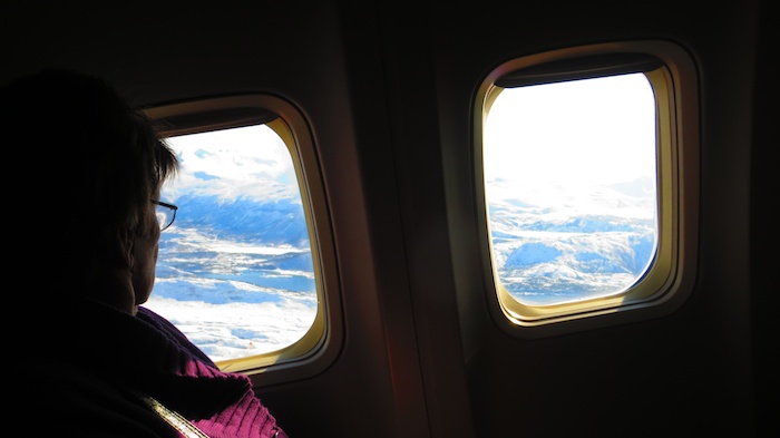 No window seat on the flight to Trondheim -(