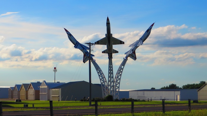 A Thunderbird memorial