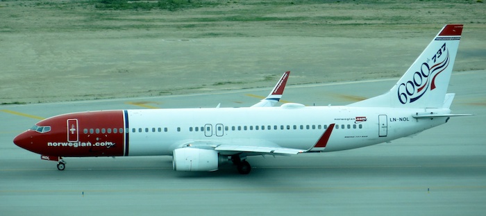 Norwegian 737 - the 6000th 737 built