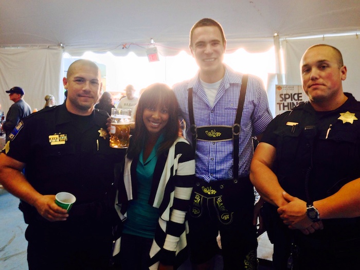Getting into trouble with security at Tulsa Oktoberfest