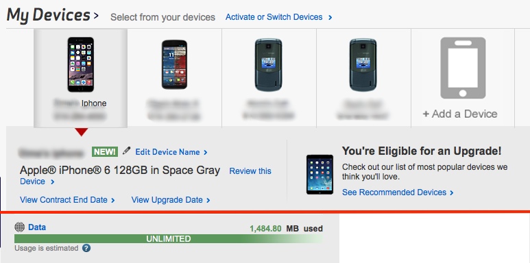 upgrade verizon iphone 5s to iPhone 6 plus + keep unlimited data - end goal