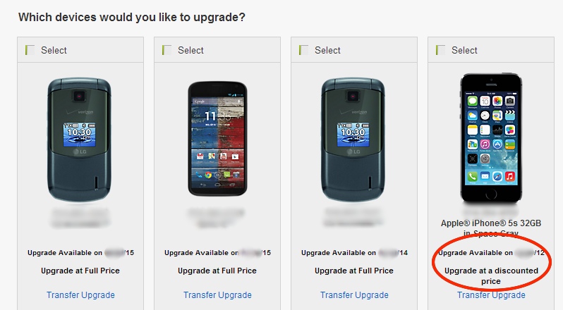 upgrade verizon iphone 5s to iPhone 6 plus + keep unlimited data - verify upgrade eligibility