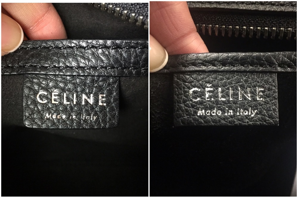 buy celine luggage online - 10 Ways to Tell if Your C��line is Fake (Real vs. Fake Comparison ...