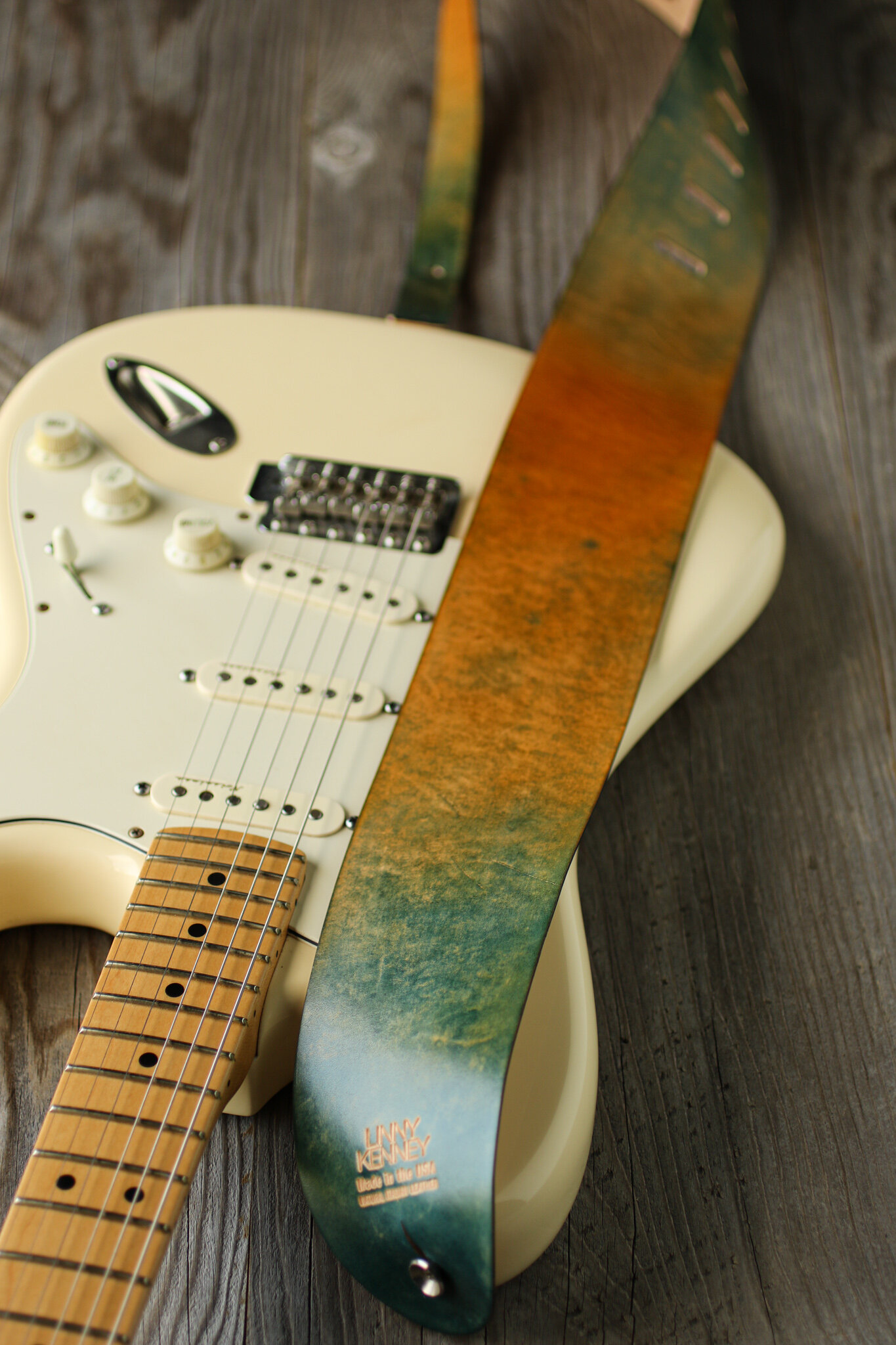 Fire and Water Signature Guitar Strap — Linny Kenney