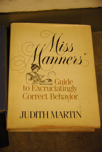Miss Manners book