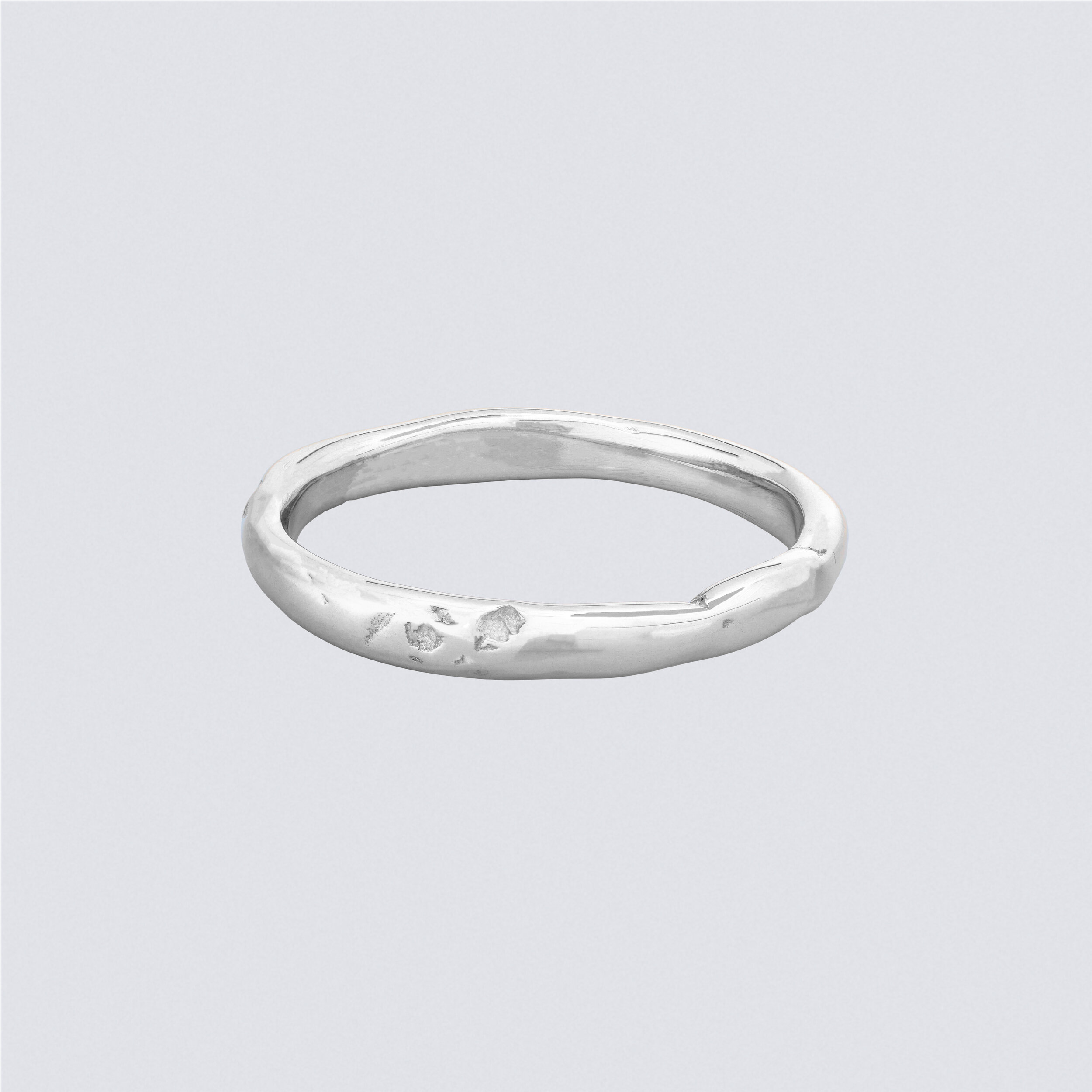 Bleue Burnham The Stem Recycled Sterling Silver Ring in Metallic for Men Mens Jewellery Rings 