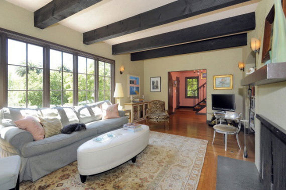 The best of both worlds light airy with handsome beamed ceilings.
