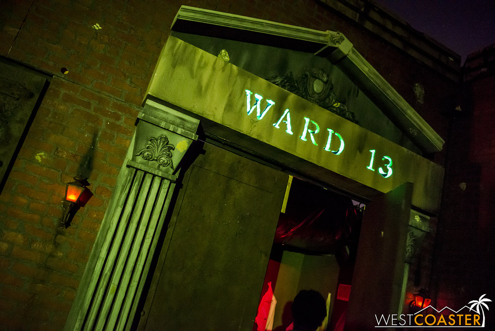  It was wacky and amusingly fun, but then it was time to get dark and finally enter the dreaded Ward 13 of the sanitarium. 