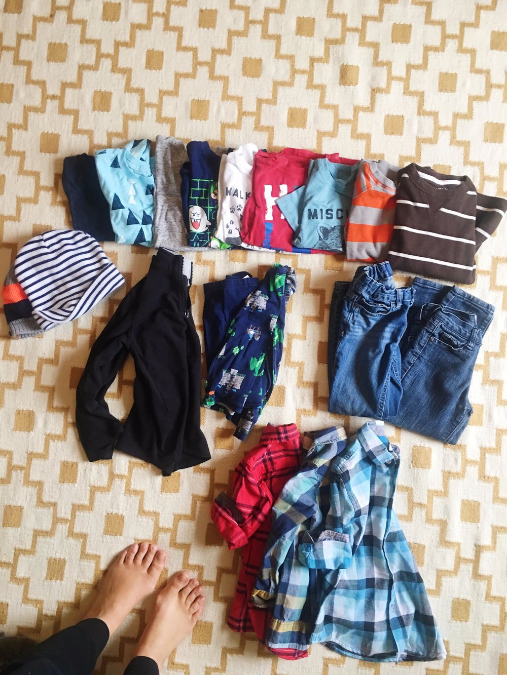  My 6-year-old's wardrobe 