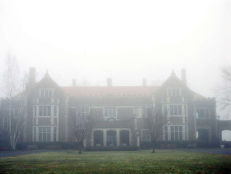 Fog at Waveny House in New Canaan, CT