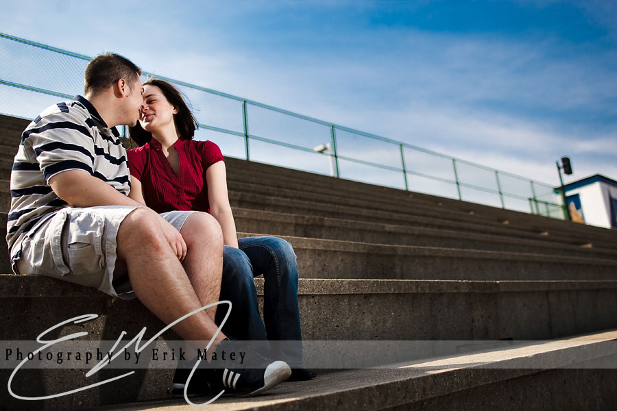 high school engagement session