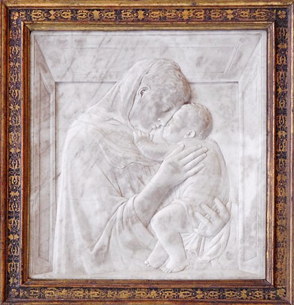 Donatello, "Madonna Pazzi" circa 1420 marble, 74.5 x 73 x 6.5 cm Bode-Museum, Berlin