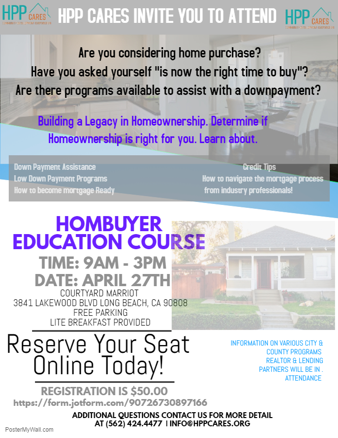 8 Hr Pre Purchase Home Buyer Education Hpp Cares Cde
