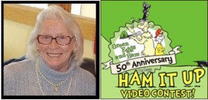 Virginia Pohlenz was 1 of 10 finalists in the Green Eggs & Ham 50th Anniversary video contest sponsored by Random House Children's Books.
