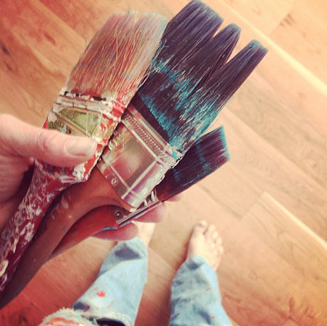Brushes + Paint | by Christina Rosalie