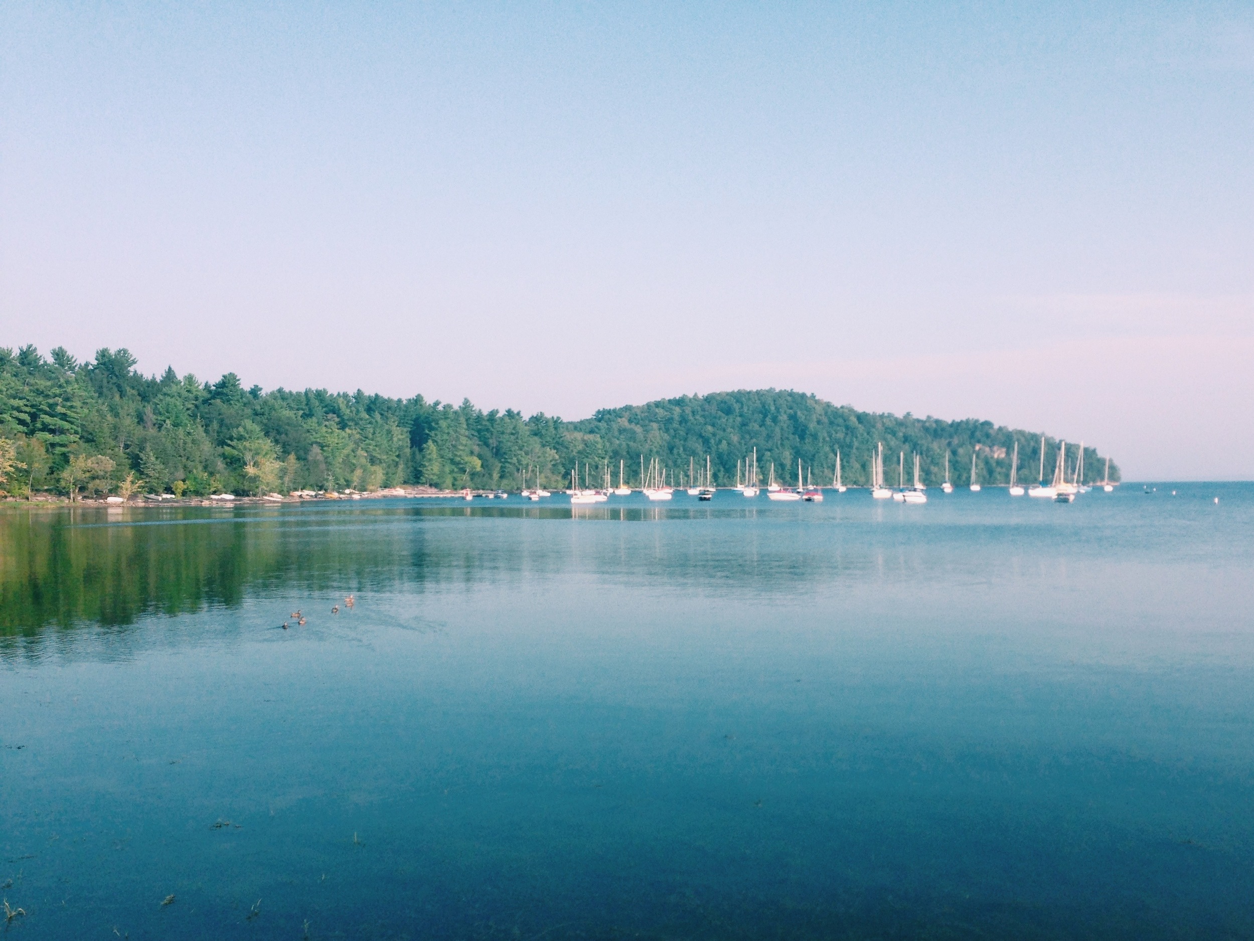 Early morning Lake Champlain