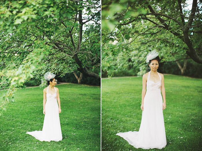 Toronto Wedding Photographer, Bride Portrait, Vera Wang Dress, Chinese Wedding, Bohmer, Spadina House