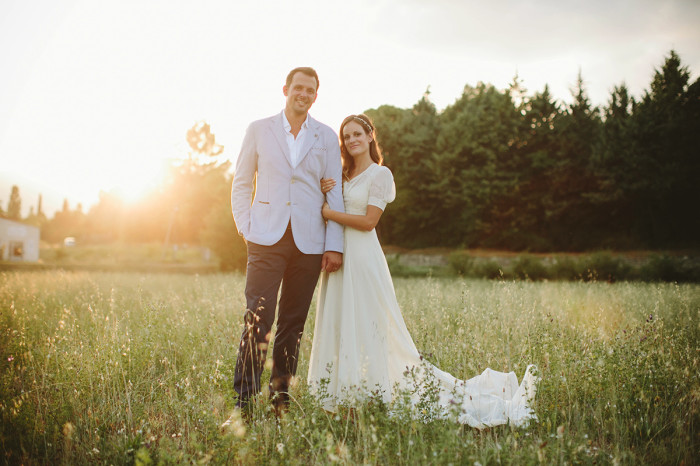 sunset wedding portrait, france wedding, provence wedding, france wedding photographer