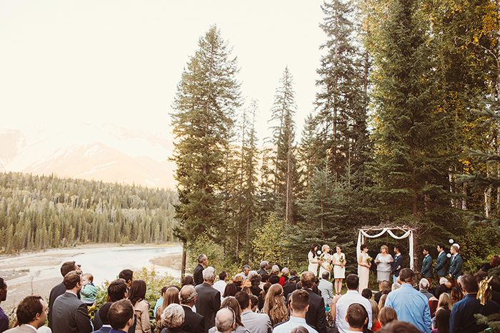 Hillside Chalet Wedding, Golden Wedding, Calgary Wedding Photographer, Mountain Wedding, Outdoor Wedding Ceremony