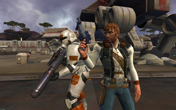 Star Wars: The Old Republic smuggler and trooper
